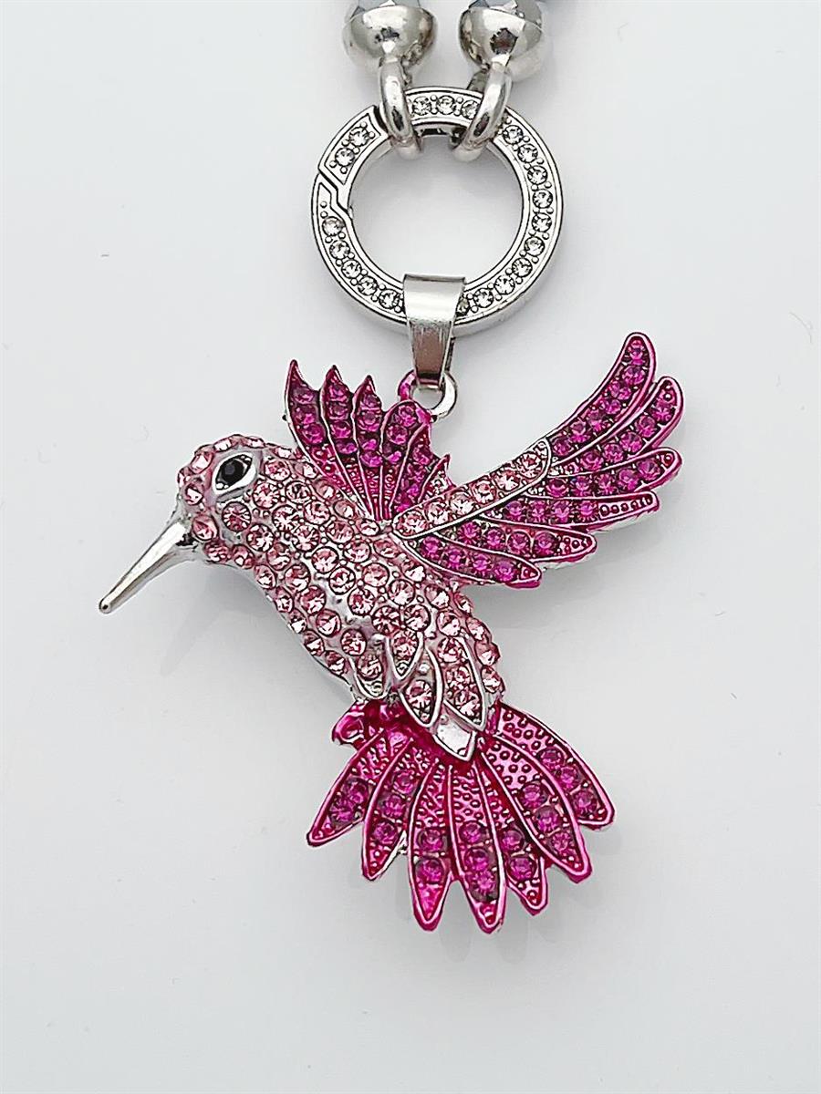 Anhänger Kolibri Rosa/Pink
