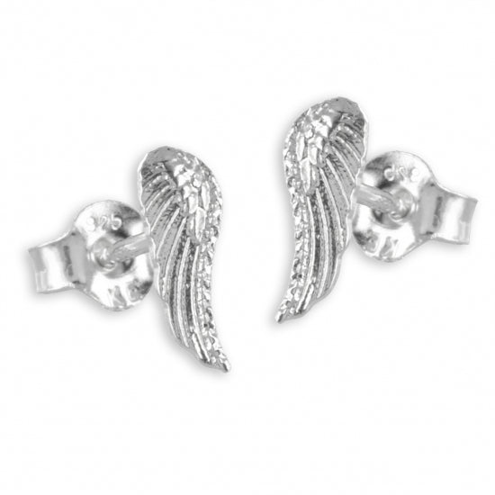 Ohrstecker Flügel Echt Silber 925/000