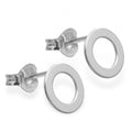 Ohrstecker Kreis 8mm Silber 925/000