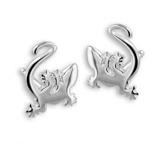 Ohrstecker Echse - Silber 925/000