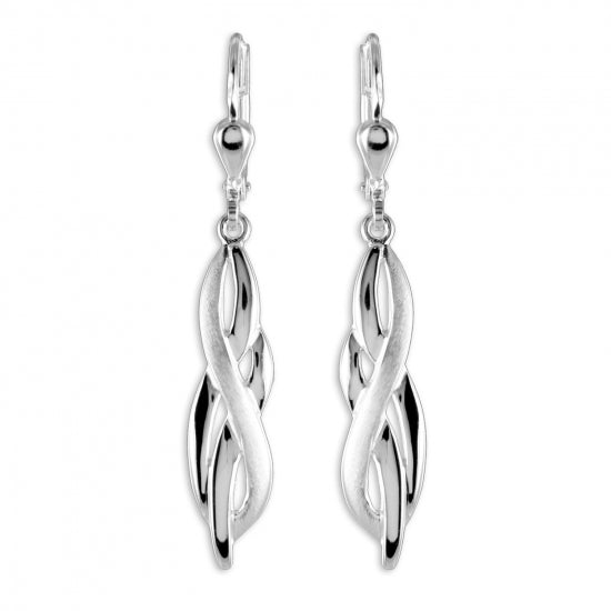 Ohrhänger teilmatt Silber 925/000