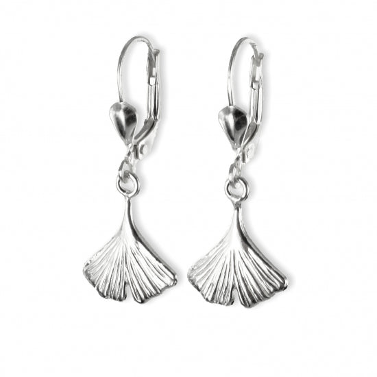Ohrhänger Ginkgo-Blatt - Silber 925/000
