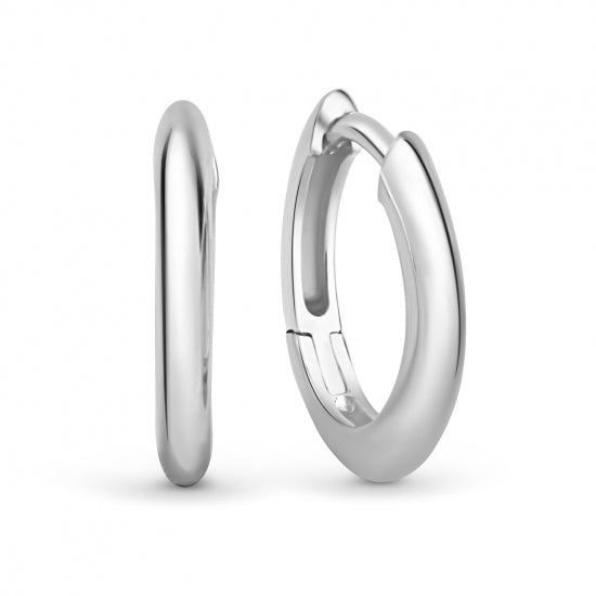 Klappcreolen Ø 14,5mm Silber 925/000 rhodiniert