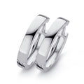 Klappcreolen 17/3mm Echt Silber 925/000