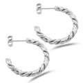 Ohrstecker Creolen Ø 24mm Edelstahl