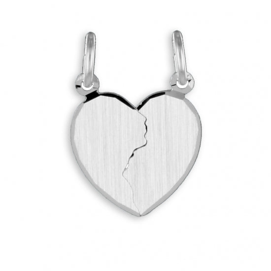 Doppelanhänger Herz - Silber 925/000
