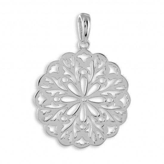 Anhänger Lebensblume Echt Silber 925/000