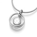 Anhänger Taufring mit Taufuhr - Silber 925/000