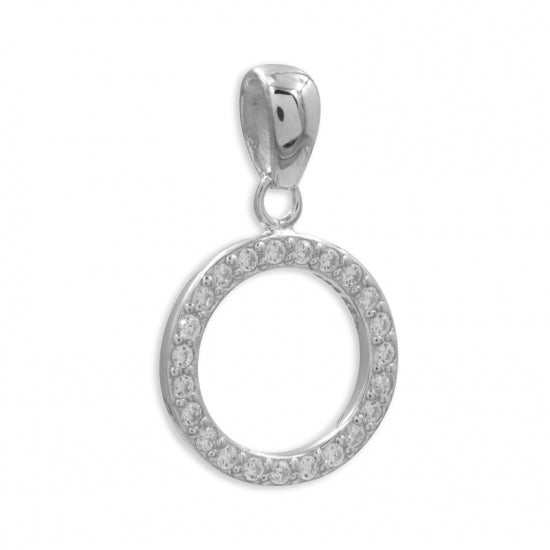 Anhänger Circle of Life mit 23 Zirkonia Silber 925/000