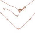 Collier mit 3 Herzen 38/40/42cm Silber 925/000 rvg.