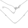 Collier mit 3 Herzen 38/40/42cm Silber 925/000