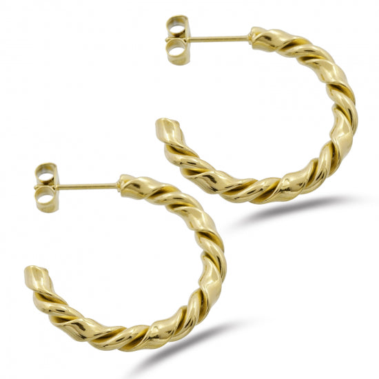 Ohrstecker Creolen Ø 24mm Edelstahl IPG