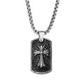 Frank1967 Halskette mit Dog Tag Edelstahl