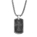 Frank1967 Halskette mit Dog Tag Edelstahl