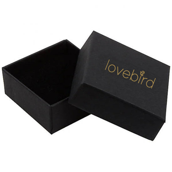 Lovebird Collier mit 2 Zirkonia 101 Facetten Silber 925/000