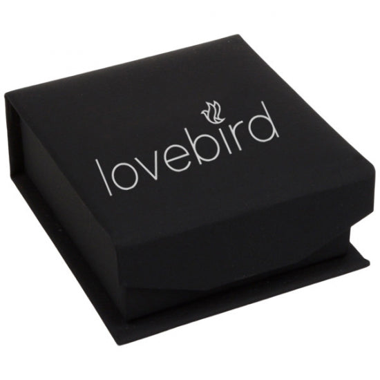 Lovebird Klappcreolen mit Brillant Weißgold 585/000