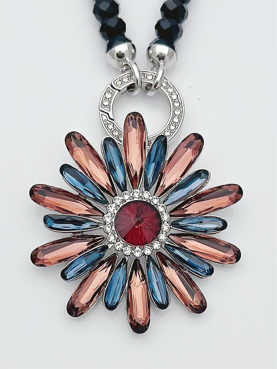 Varioanhänger Blume Blau/Braun