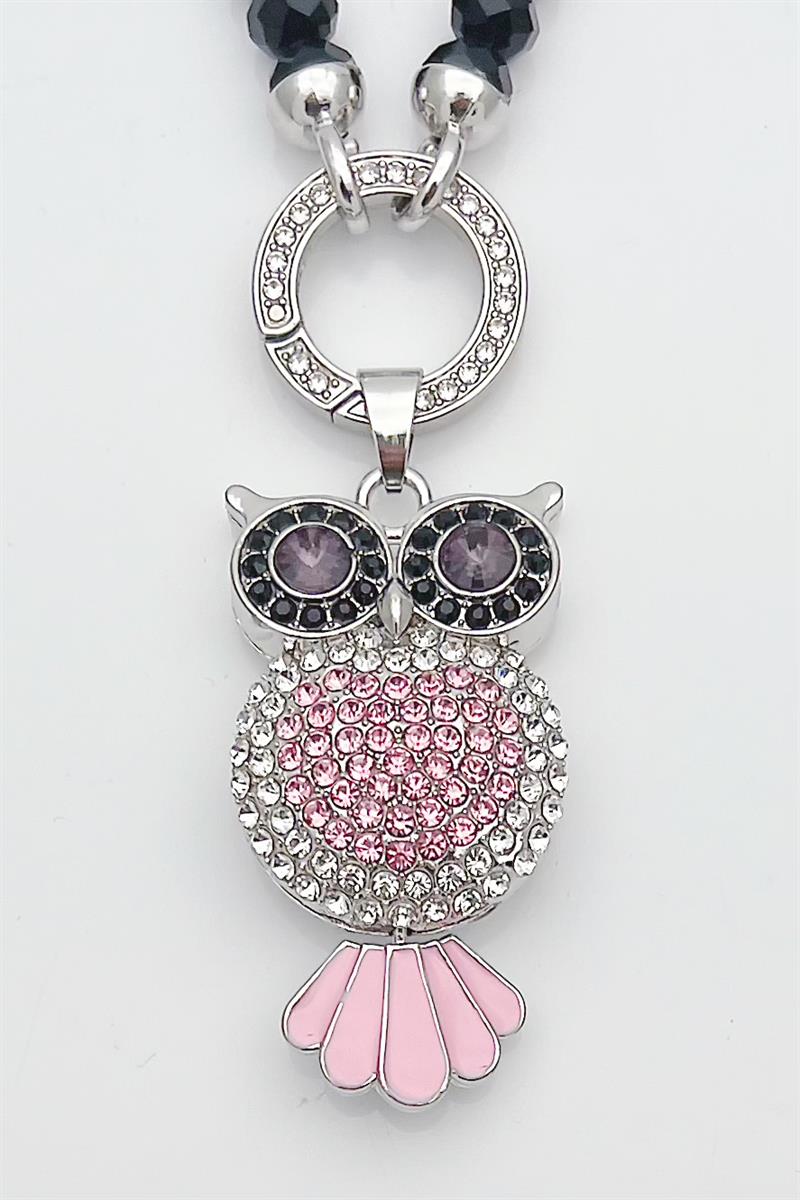 Varioanhänger Eule Rosa