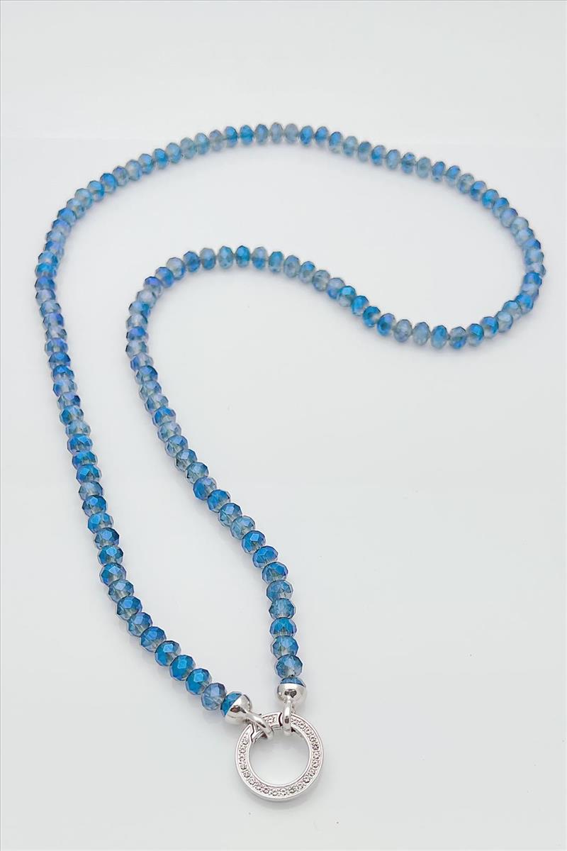 Variokette Blau Transparent 80 cm