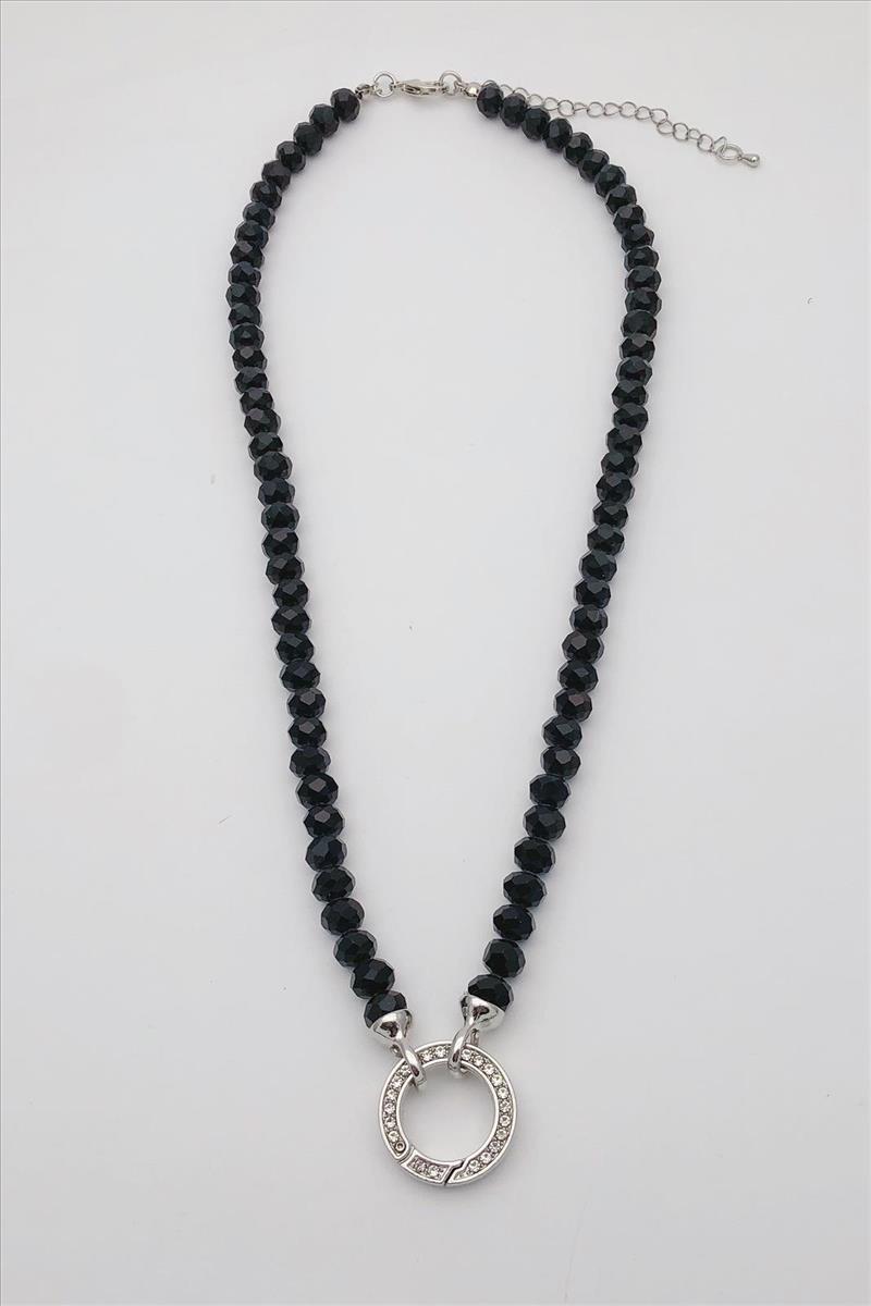 Variokette Schwarz 50 cm