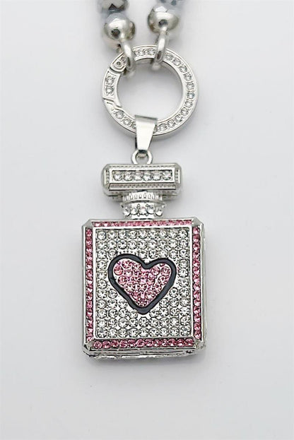 Vario Anhänger Parfumflasche Rosa