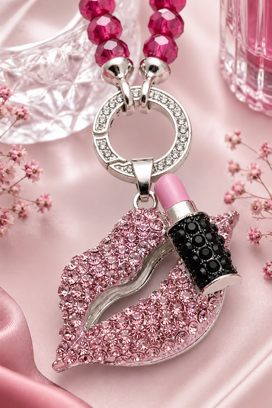 Vario Anhänger Lipstick Rosa