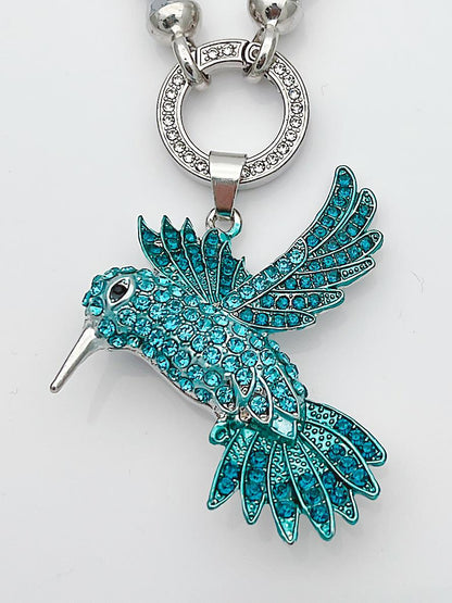 Anhänger Kolibri Blau