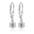 Ohrhänger Zirkonia pink Silber 925/000