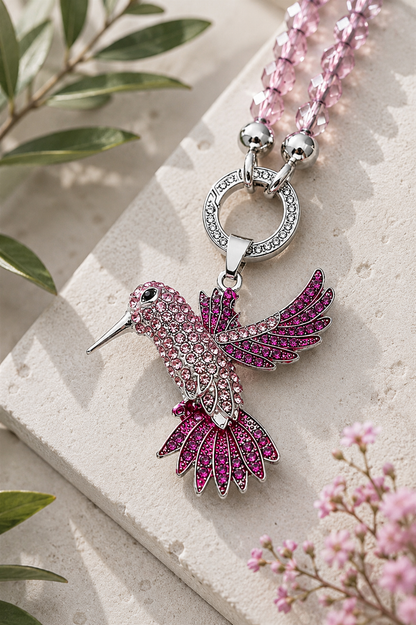 Anhänger Kolibri Rosa/Pink