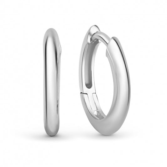 Klappcreolen Ø 14,5mm Silber 925/000 rhodiniert