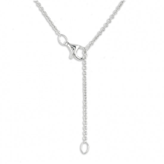 Collier Herz mit 6 Zirkonia Echt Silber 925/000