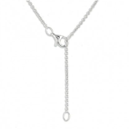 Collier Herz mit 6 Zirkonia Echt Silber 925/000