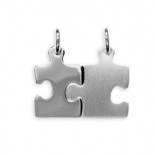 Doppelanhänger Puzzle - Silber 925/000