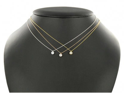 Collier mit Zirkonia 3mm - Silber 925/000