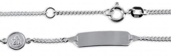 Schildarmband mit Engel - Silber 925/000