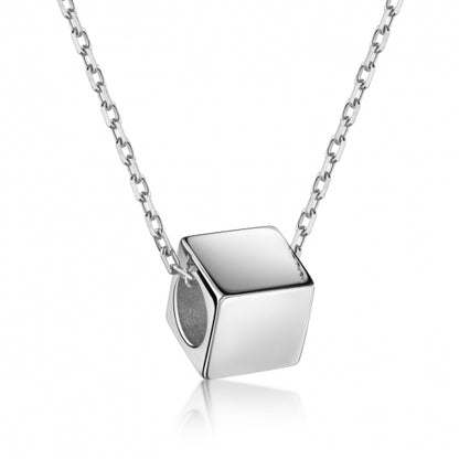 Collier mit Würfel 42+3cm Silber 925/000