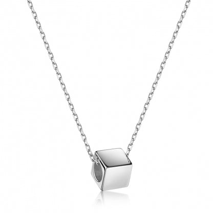 Collier mit Würfel 42+3cm Silber 925/000