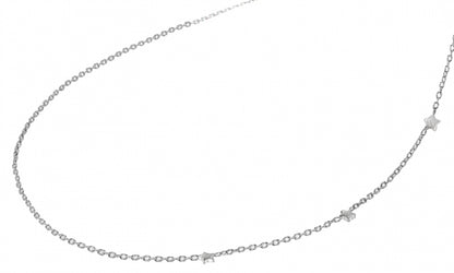 Collier mit 3 Sterne 38/40/42cm Silber 925/000