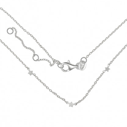 Collier mit 3 Sterne 38/40/42cm Silber 925/000