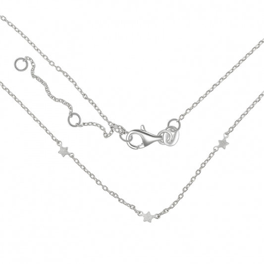 Collier mit 3 Sterne 38/40/42cm Silber 925/000
