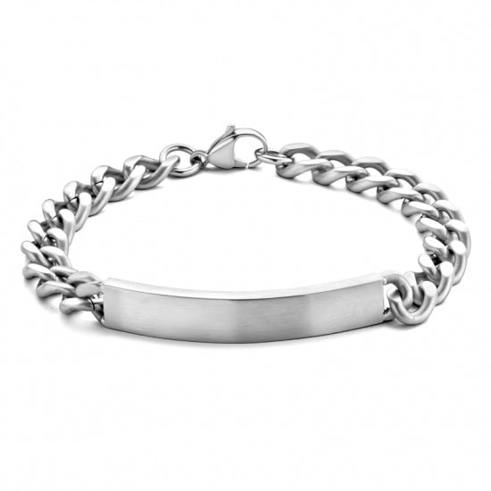 Frank 1967 Armband mit Schild Edelstahl IPS