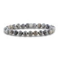 Frank 1967 Armband Landschaftsjaspis 8mm breit Edelstahl