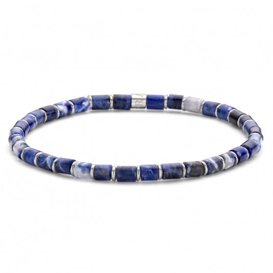 Frank 1967 Armband Sodalith 4mm breit Edelstahl IPS