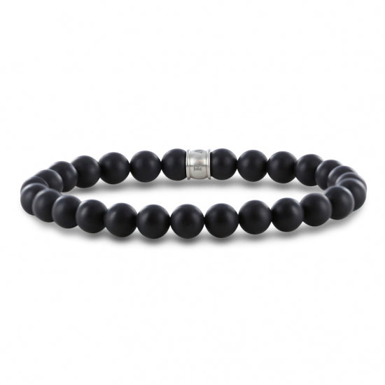 Frank 1967 Armband Achat 8mm breit Edelstahl