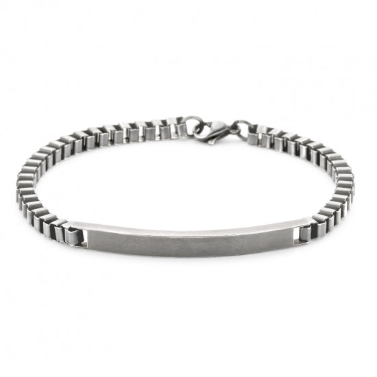 Frank 1967 Armband mit Schild Edelstahl IPS