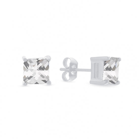 Frank 1967 Ohrstecker Zirkonia 8x8mm Edelstahl