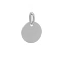 Anhänger Gravurplatte rund 6mm Silber 925/000