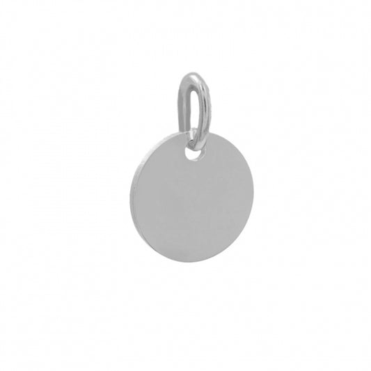 Anhänger Gravurplatte rund 6mm Silber 925/000