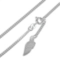 Fußkette mit Flügelanhänger Echt Silber 925/000