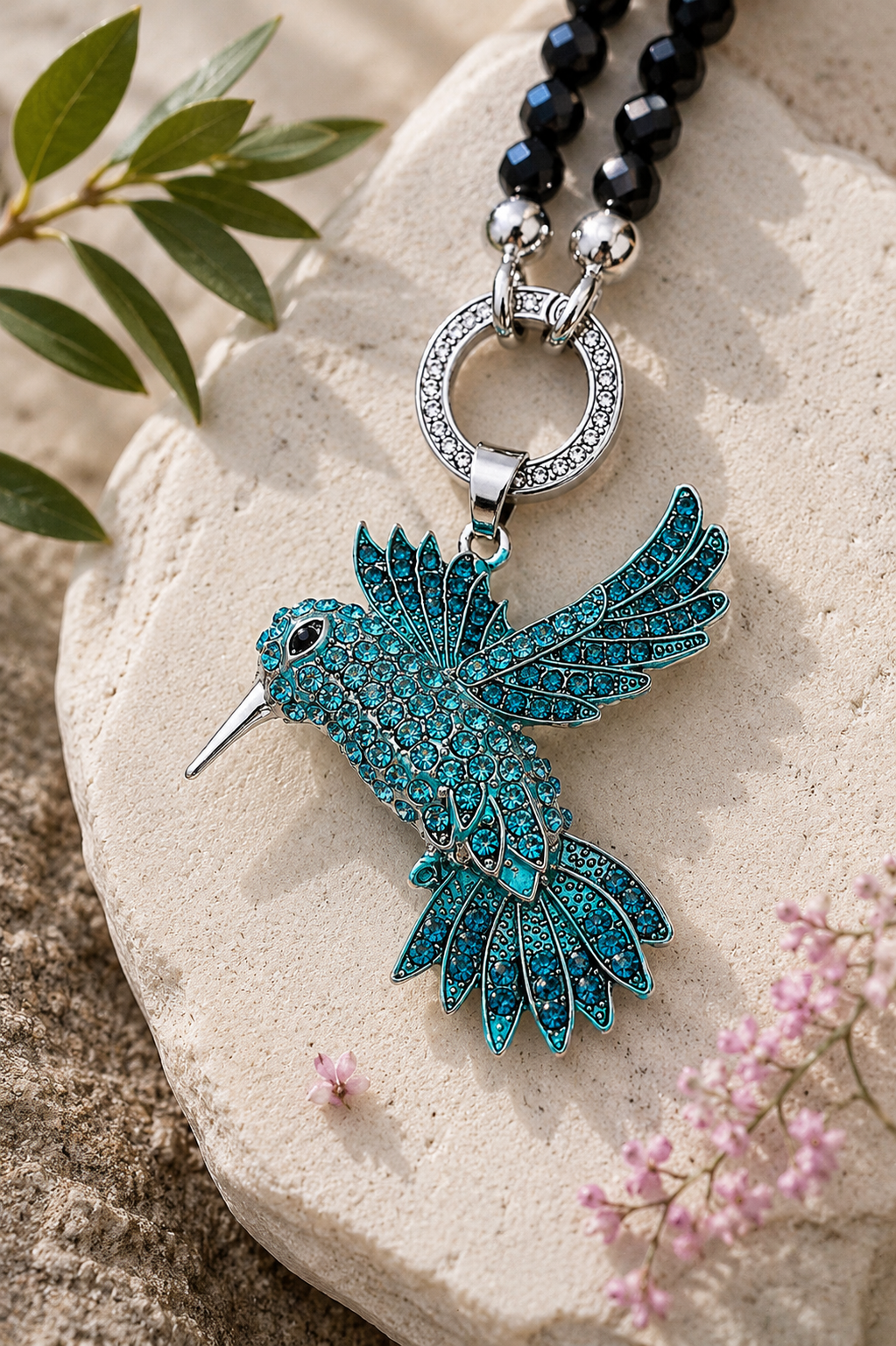 Anhänger Kolibri Blau